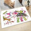 Grinch Christmas Sticker Carpet Rug Soft Washable Antislip Home Living Room Sofa Mats Personalized Christmas Rug