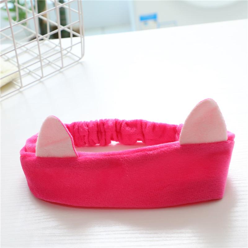 Cat Ears Hair Band Elastic Cat Makeup Face Mask Hair Cover Sports Scarf Bangs Scarf Headband