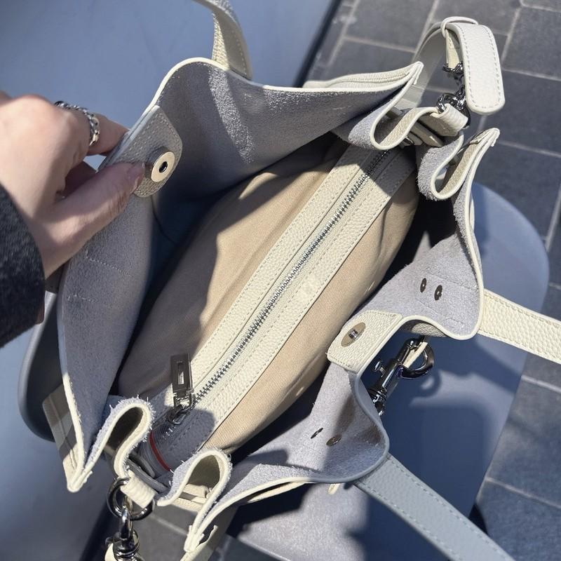 Tote Bag Women's 2025 New Leather First Layer Cowhide Versatile Premium Large-capacity Shoulder Portable Messenger Commuter Bag