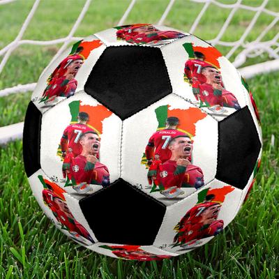 1 st Cristiano Ronaldo Voetbal Maat 5 Zaalvoetbal Mode Kleurrijk Achtertuin Spel - Geweldig Voor Sportfans Cadeau HE27