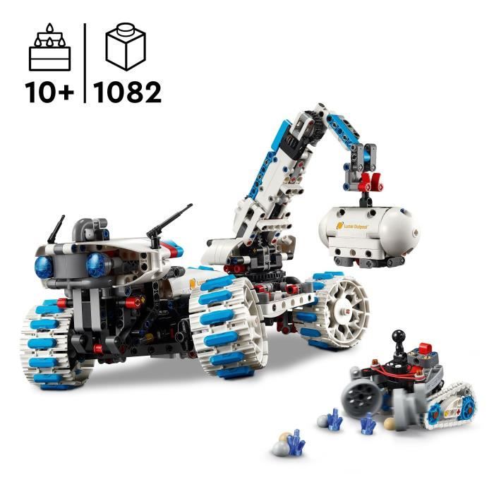 LEGO Technic 42211 Mondfahrzeug Lunar Outpost - Bauspielzeug für Kinder ab 10 Jahren