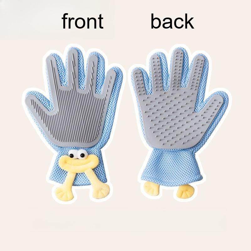 Cat Gloves Cat Hair Removal Pet Hair Removal Brushing Dog Bathing Massage Comb Silicone Hair Removal Pet Supplies