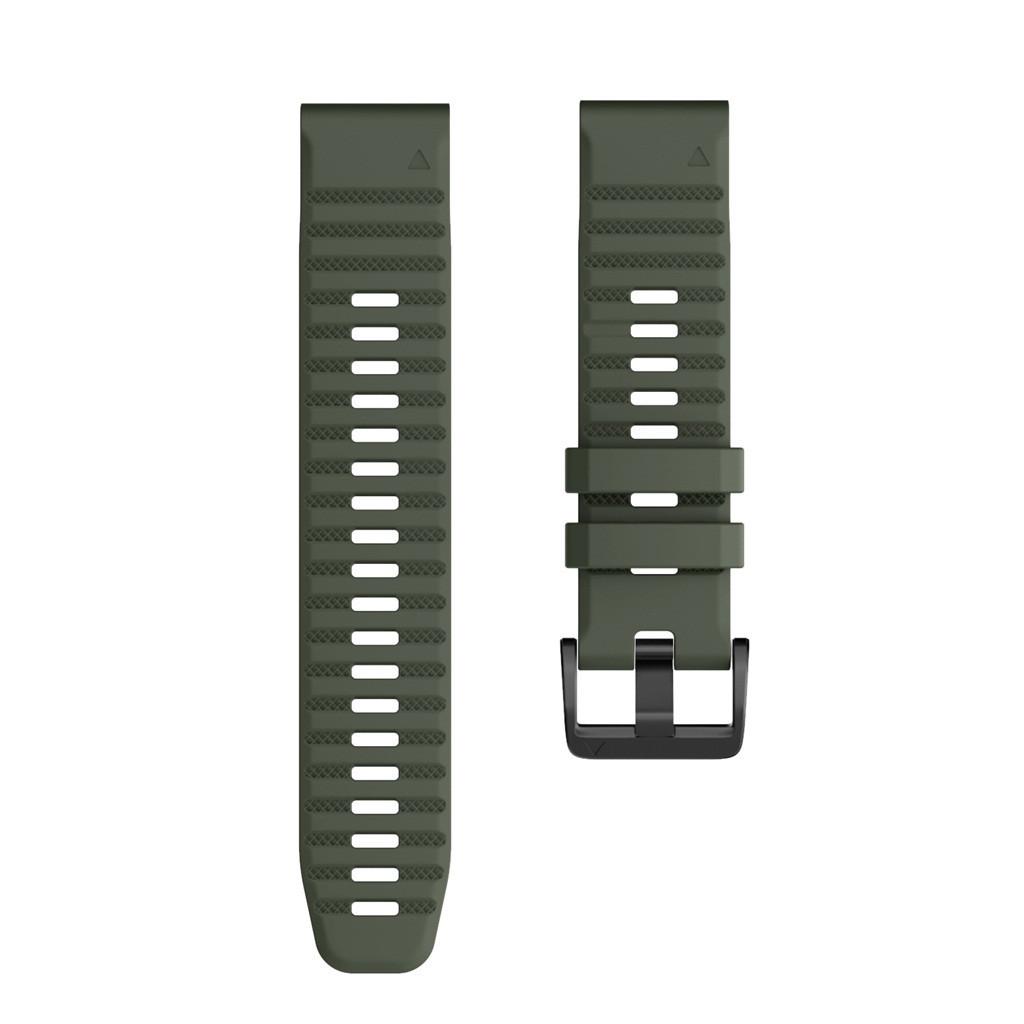 Silikon-Schnellverschluss-Uhrenarmband für Garmin Fenix 6, 6x, 5 und Fenix 3 (22mm/26mm)