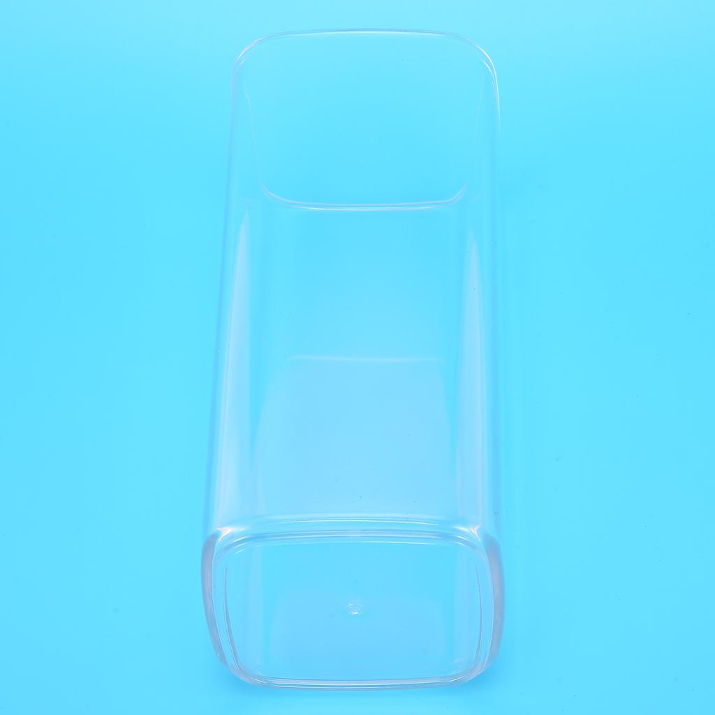 250ml Square Cup Innovative Reusable Tea Juice Coffee Mug Drinkware Kitchen AccessoryTransparent