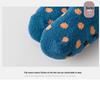Non-Slip Fleece-Lined Baby Winter Socks - Thick, Warm, and Cozy Coral Floor Socks for Children