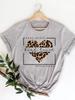 Leopard Love Heart Cute Trend Graphic Female Casual Print T-shirts Tee Fashion Women T Clothes Ladies Clothing Short Sleeve