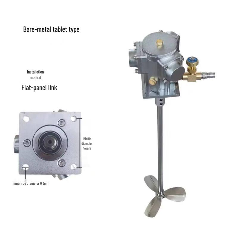 Cloud Rudder 5-Gallon Stainless Steel Industrial Pneumatic Paint Mixer
