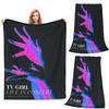 TV Girl Band Blanket Soft Warm Flannel Throw Blanket Cover for Bed Living Room Picnic Travel Home Couch