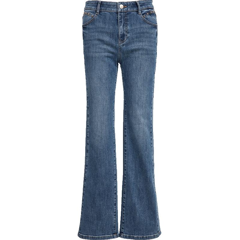 Женские укороченные джинсы клеш VEROMODA S