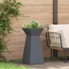 Column Planter Anthracite 35 X 35 X 73 Cm