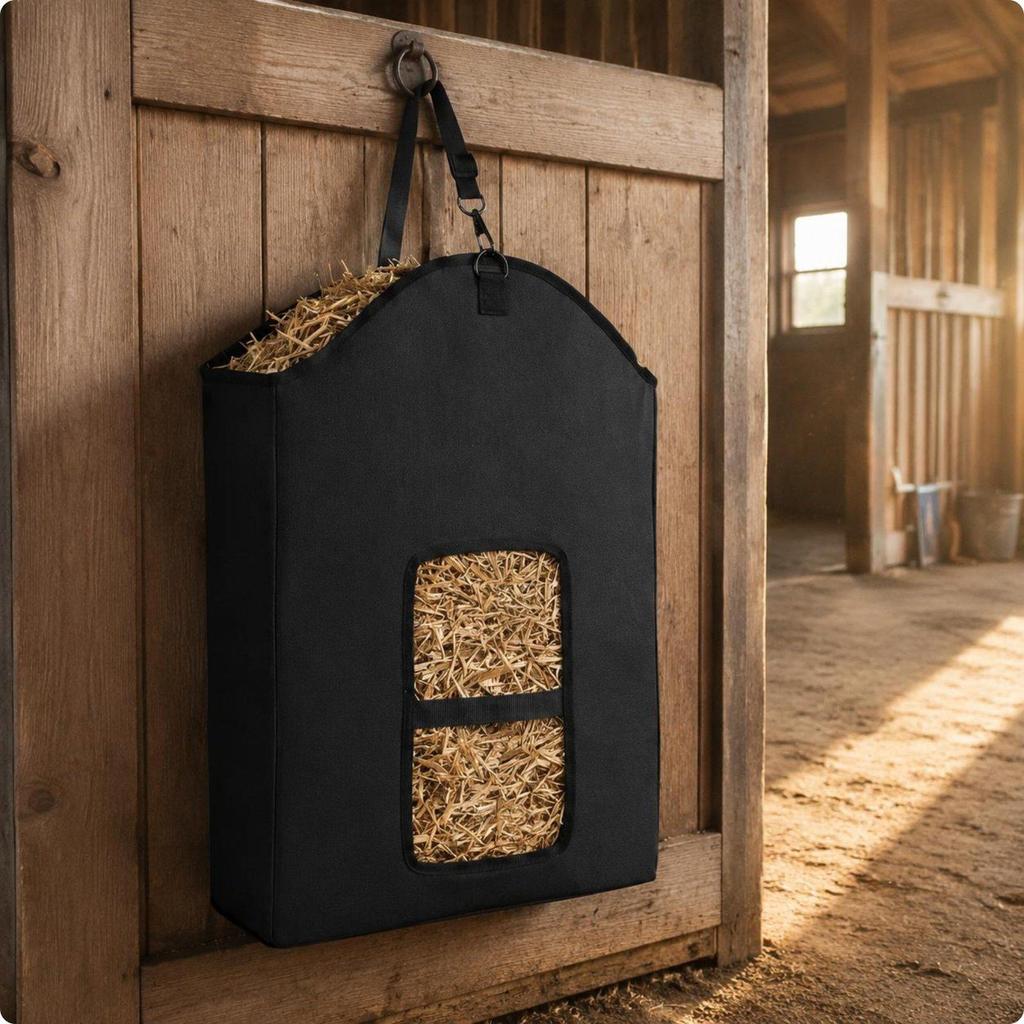 Langsam-Fresser Pferdeheu-Sack Große Kapazität Tragbar Tierfutterausrüstung für