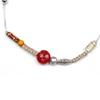 safari sula explore Sporty Beads Necklace in Silver