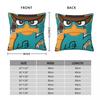 Perry The Platypus Pillowcase Polyester Cushion Cover Gift Anime Throw Pillow Case Cover Home Square 45X45cm