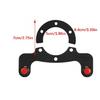 Car Modification Double Button Single Button Universal 6-Hole Racing Car Steering Wheel Carbon Fiber Horn Button