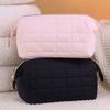 Solid Color Cosmetic Storage Bag Large Capacity Sundries Organizer Travel Toiletry Bag  Outdoor