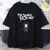 My Chemical Romance för Sweet Revenge Tees Mode T-shirt Toppar Sommar Kortärmad Joggingtröja Hip Hop Lös Tröja