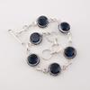 London Blue Topaz Gemstone 925 Sterling Silver Handcrafted Jewelry Bracelet 7-9" RB-16-9
