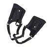Double Shoulder Armpit Bag Vintage PU Leather Multi Function Underarm Wallet Holster Bag for Men Outdoor Phone
