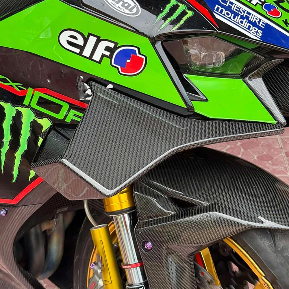 Motorcycle Side Winglet Spoiler Retrofit Aerodynamic Cowling Fairing Fixed Wing For Kawasaki ZX-10R ZX10R ZX 10R 2022-2024 2025