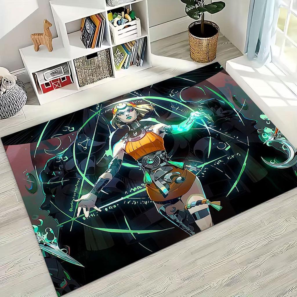 3D Classics Game Hades Cartoon Gamer Rug for Bedroom Living Room Sofa Home Doormat Decor, Large Kid Play Non-slip Floor Mat Gift