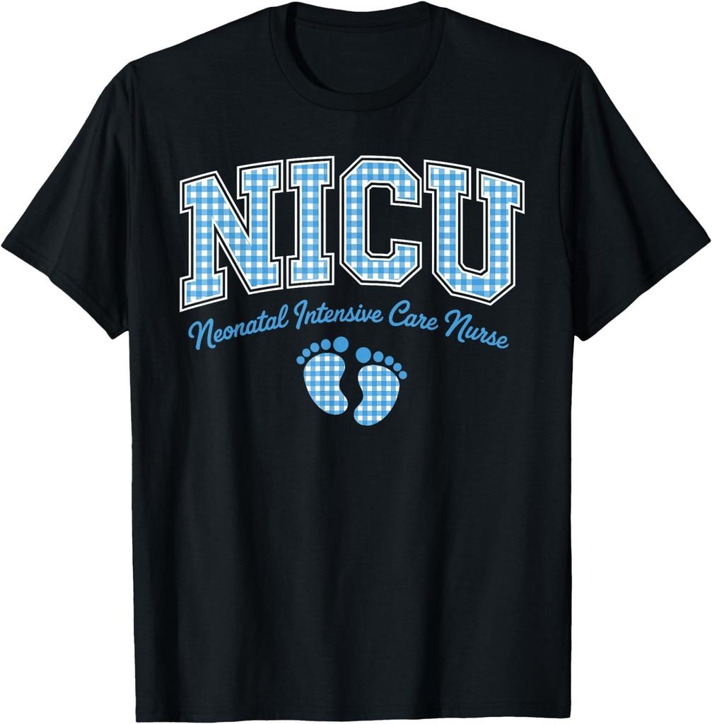 Cool NICU Nurse Art for Men Women Neonatal ICU Nurse NICU T-Shirt
