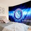 Electric Blue Napoli Logo  Tapestry, Unique Design Tapestry, Wall Decor for Bedroom,Livingroom, Playroom,Heartwarming Fan Holiday Gifts