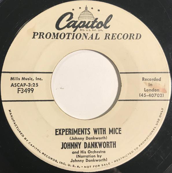 7inch Record JOHNNY DANKWORTH & HIS ORCHESTRA - Experiments With Mice F3499 CAPITOL 1956 US Jazz Used