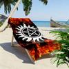 Supernatural Forces Unleashed beach towel Beach towel for vacation photos beach swim quick-drying swim towel seaside printing