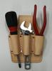 KOZUCHI Tanned Leather Pliers Holder, 7-inch, 3-Piece Set, SP-D3
