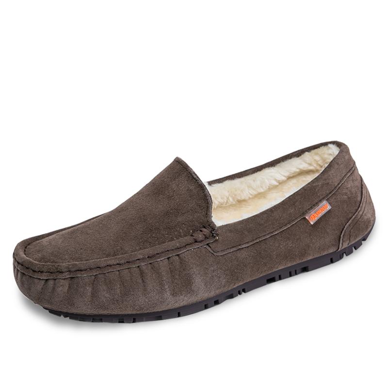 Winter Suede Leather Men Shoes Fashion