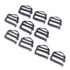 10Pcs Webbing Buckles Quick Release 25Mm Backpack Strap Ladder Slider For Luggage Sack Hiking Backpack Strap