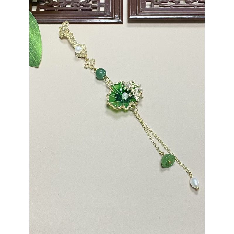 Chinese Fad Cheongsam Lappet Pendant New Chinese Original Retro Style Corsage Ornaments Han Dynasty Tassel Brooch Ornament Accessories
