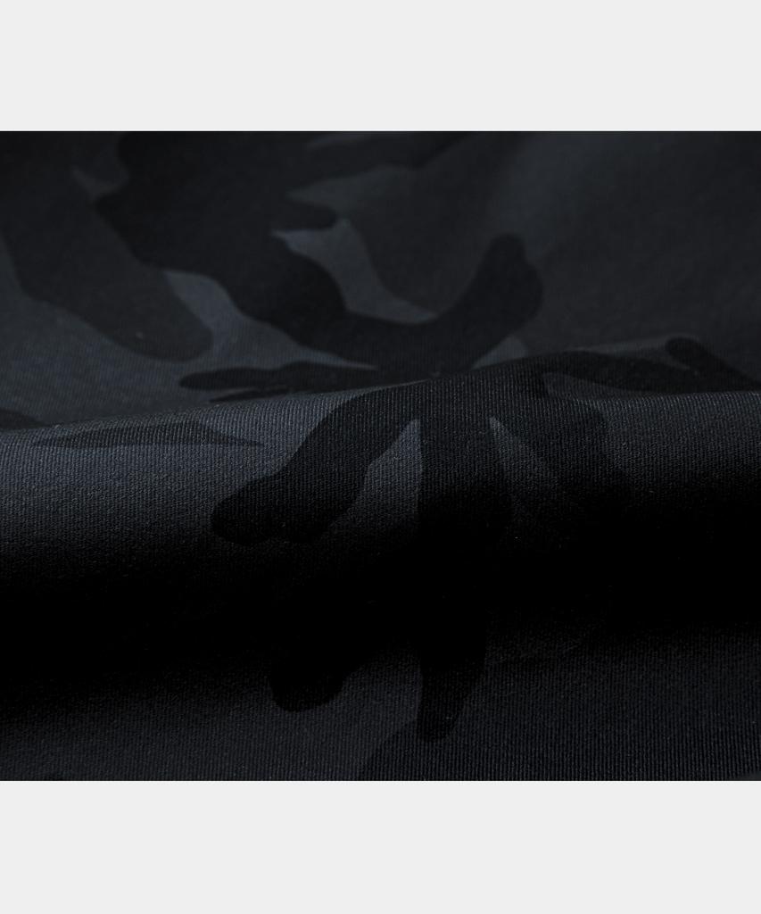Lettercomo Shell Wind Camo Windbreaker Jacket Black