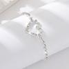 1PC Women's Fashion Trendy Love Foot Chain Zircon Simple Leisure Style Zircon Women