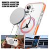 KEYSION Transparent Case for MagSafe for iPhone 16 15 Plus Colorful Collision Shockproof Phone Cover for for iPhone 16 Plus 15