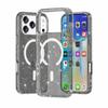 iPhone18ProMax Magnetic Mobile Phone Case Is Suitable for Apple 18Pro Terminator Transparent Glitter MagSafe Case.