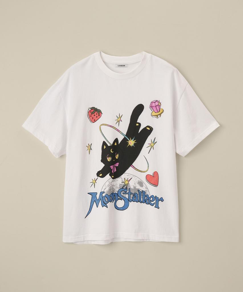 Limekeu Moonstalker Graphic T-Shirt White
