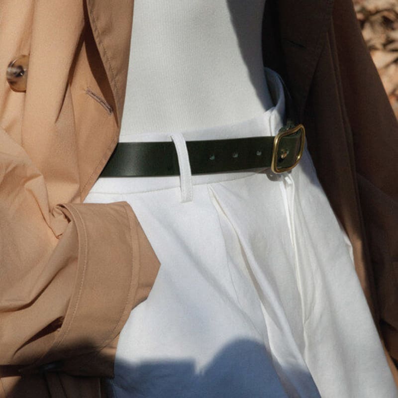 

YURT SQUARE BASIC BELT_GN GREEN