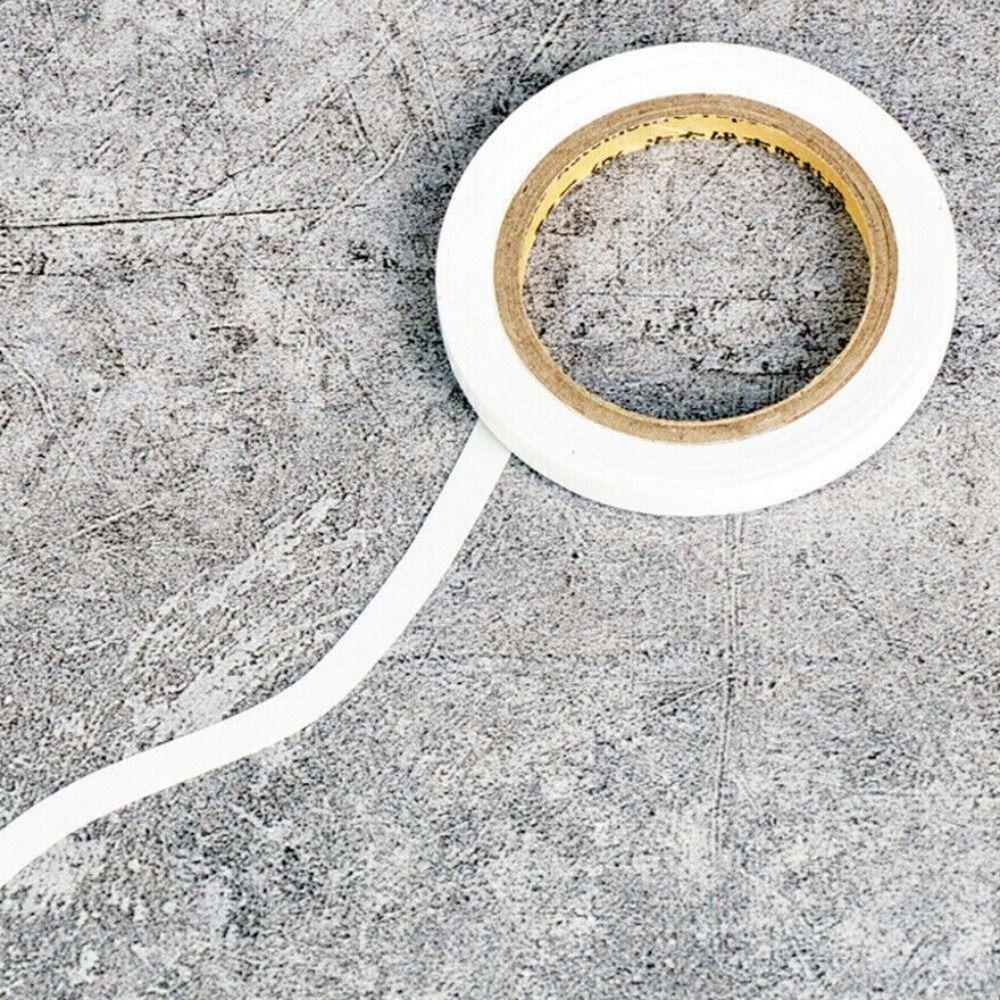 2Pcs Moderate Viscosity Masking Tape No Residue Easy To Tear Curve Masking Paper 9 Meters White Model Coloring Tool