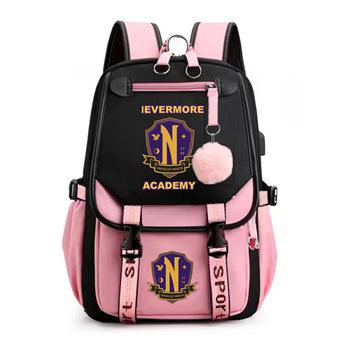 Backpack, Various Styles, Cartoon Heat Transfer, Digital Printing, Backpack, Large-Capacity Student Schoolbag