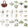 Stylish Rattans Handmade Flower Girl Basket Accessory for Weddings and Special Occasions Ornament Trendy Women Ladies
