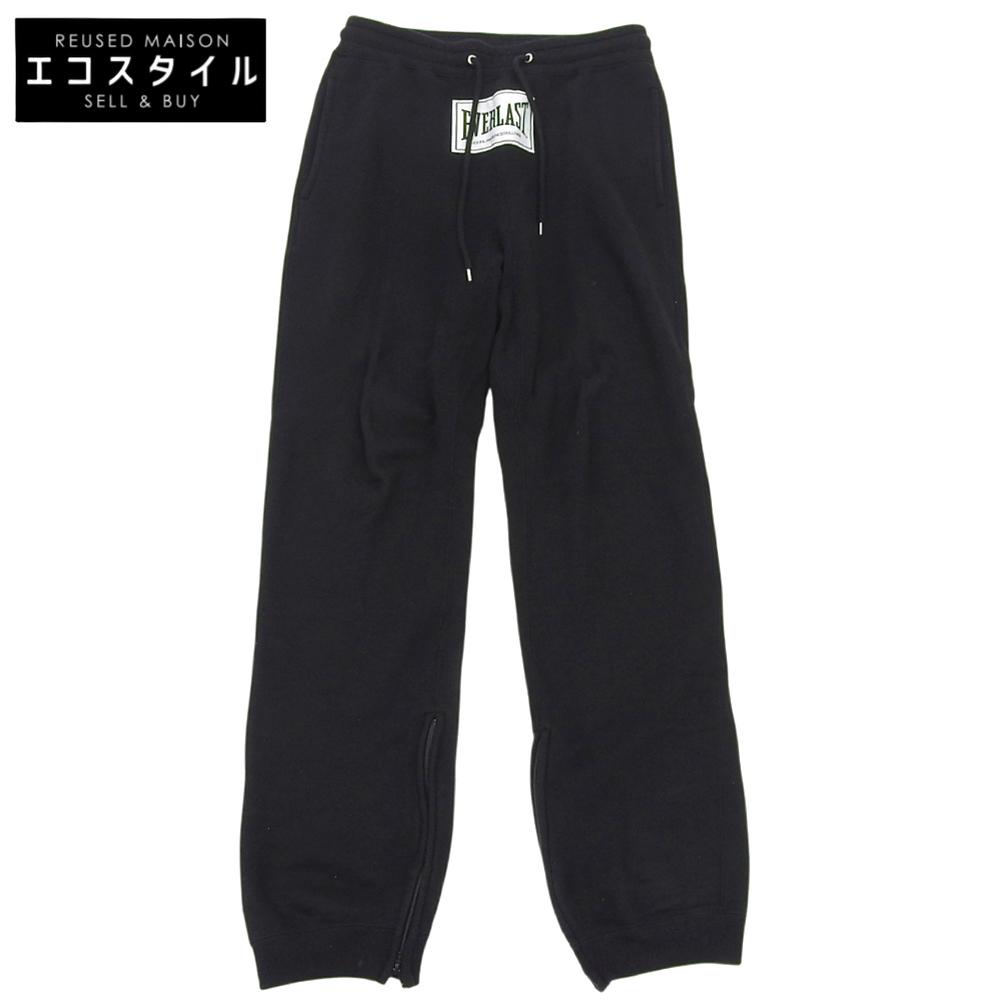 JOHN LAWRENCE SULLIVAN Excellent Condition Cotton Sweatpants, Jersey Bottoms, Men's, Black, Size M, 2A032-0223-54 Bottoms M blackUsed