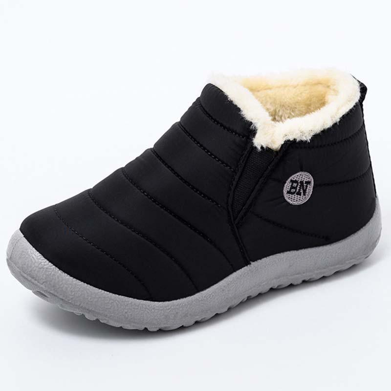 New Product Waterproof Wear Resistant Lightweight Elderly Shoes with Thick Velvet Casual Anti Slip Snow Boots In Large Size