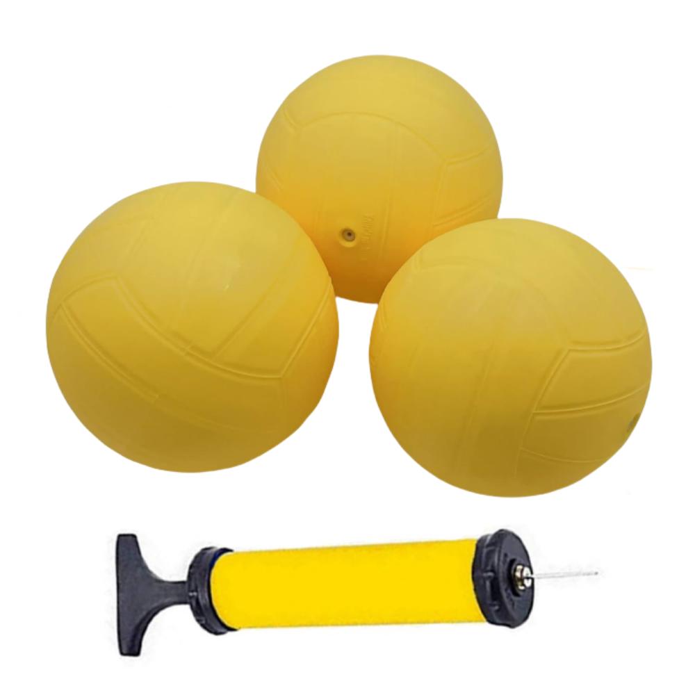 Strong Bounce Round Net Ball With Pump Mini Volleyball Spike Game Ball Beach Volleyball