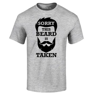 Entschuldigung Dieses Bart ist vergeben T-Shirt Lustiges Hipster BF Ehemann Shirt