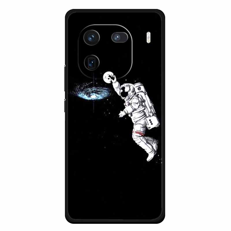 Für Vivo Iqoo 12 Hülle Weiches Silikon Katze Eule Mode Rückseitenabdeckungen für Vivo iQOO 12 Pro Hüllen Marmor Stoßfeste Handyhüllen Iqoo12