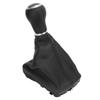 Car Speed 6 Gear Shift Knob White Lettering Ergonomic Replacement For A6 C6 20042011 Lhd Silver