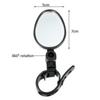 Bike Rearview Mirror Adjustable Wide Angle Handlebar Mount for Bicycle Motorcycle Electric Scooter Safety Rotation Accessories