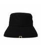 Eondeokeonteulolseutyudio Cotton Bucket Hat Drop Bucket / D Bio / Black
