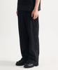 Eichijig Side Placket Cuff Wide Trousers - Black